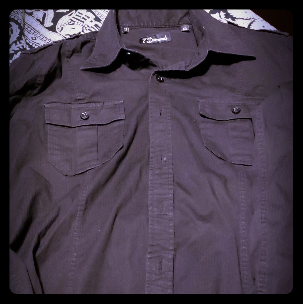 7 Diamonds Exclusive Woven L/S